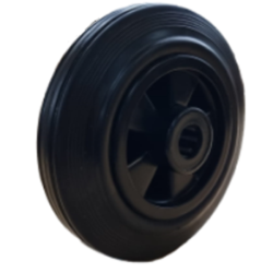 Medium Duty 160mm Solid Rubber Wheel - 135kg Load Medium Duty 160mm Solid Rubber Wheel - 135kg Load
