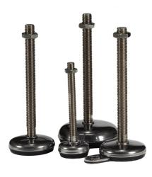Stainless Steel Adjustable Feet with Polypropylene Base Stainless Steel Adjustable Feet with Polypropylene Base