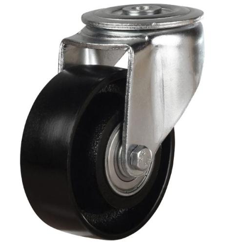 Heavy Duty 125mm Cast Iron Swivel Castor - 350kg Load