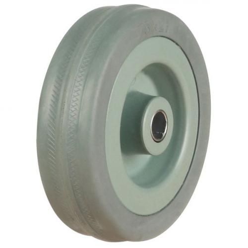 125mm / 100kg Grey Rubber on Plastic Centre Wheel