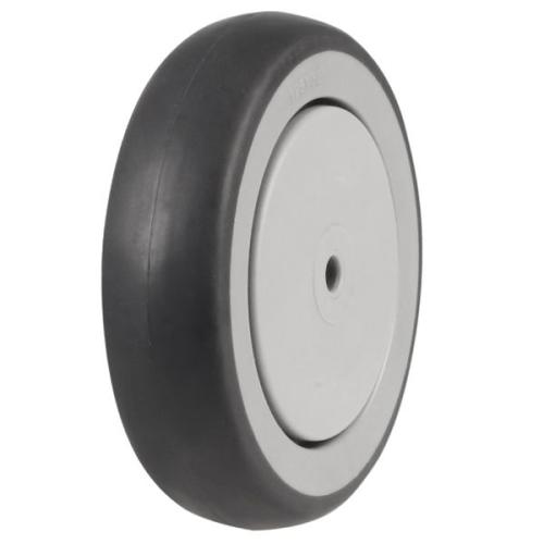 Medium Duty 125mm Synthetic Non-Marking Rubber Wheel - 110kg Load