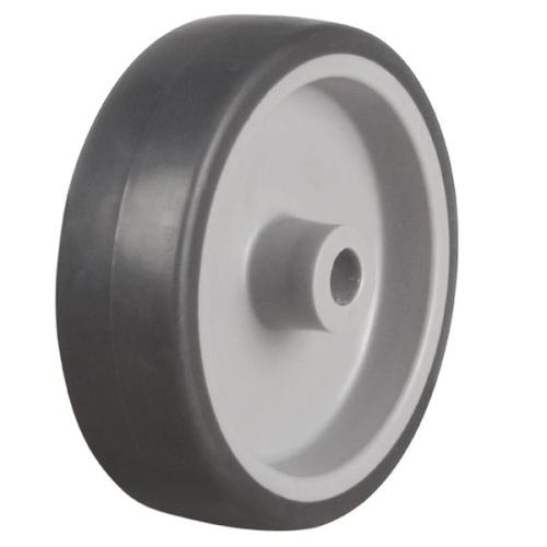Medium Duty 125mm Synthetic Non-Marking Rubber Wheel - 120kg Load