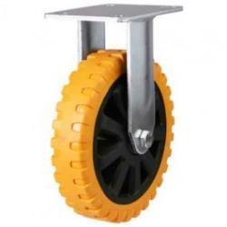Heavy Duty 150mm Polyurethane on Nylon Fixed Castor - 350kg Load