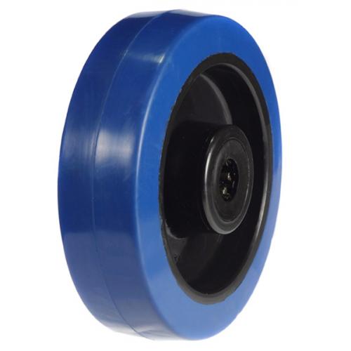 160mm / 350kg Blue Synthetic Rubber on Nylon Centre Wheel