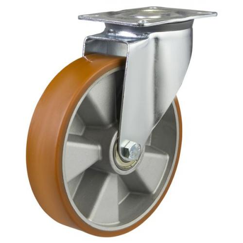 160mm medium duty swivel castor poly/alley wheel