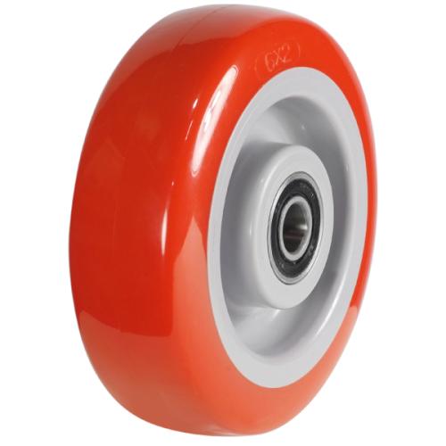 Heavy Duty 200mm Polyurethane on Nylon Wheel - 500kg Load