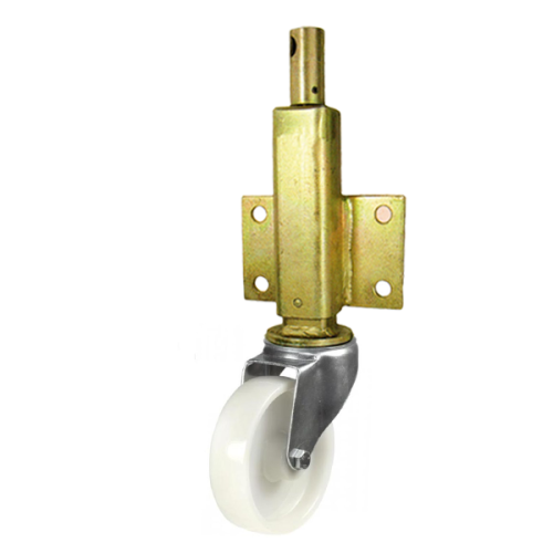 Medium Duty 200mm Nylon Jacking Castor Swivel Castor 250kg Load