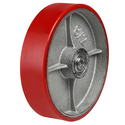 200mm / 450kg Polyurethane on Cast Iron Core Wheel