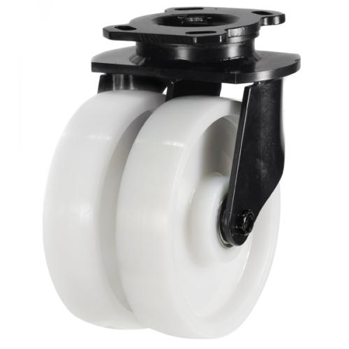 Extra Heavy Duty 200mm Nylon Swivel Castor - 1500kg Load