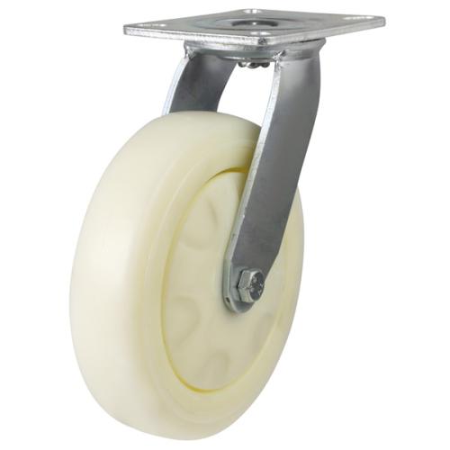 Heavy Duty 200mm Polypropylene Swivel Castor - 400kg Load