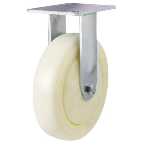 Heavy Duty 200mm Polypropylene Fixed Castor - 400kg Load