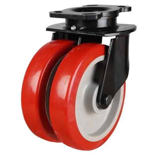 Extra Heavy Duty 200mm Polyurethane on Nylon Swivel Castor - 1000kg Load