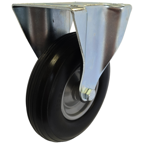 Medium Duty 200mm Polypropylene Fixed Castor - 80kg Load