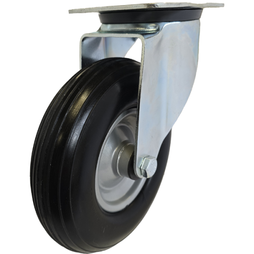 Medium Duty 200mm Polypropylene Swivel Castor - 80kg Load