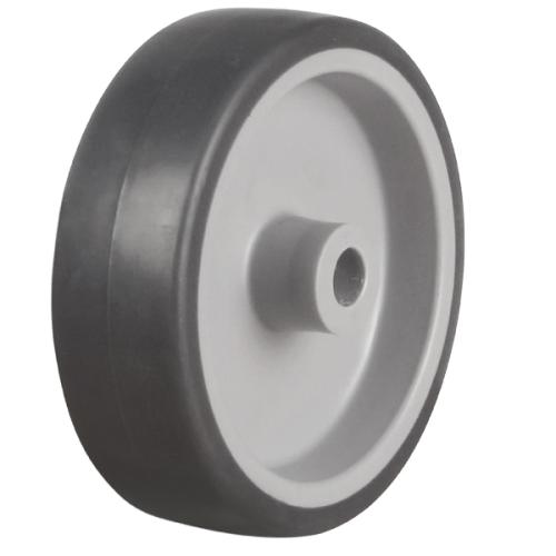 Light Duty 80mm Synthetic Non-Marking Rubber Wheel - 60kg Load