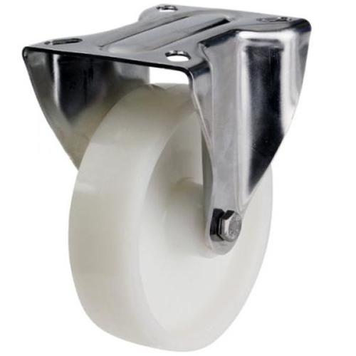 Medium Duty 125mm Nylon Fixed Castor - 270kg Load