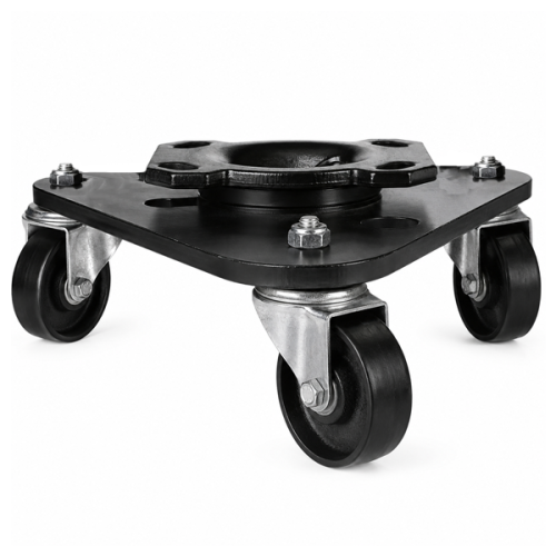 Heavy Duty 100mm Cast Iron Swivel Castor 460kg Load