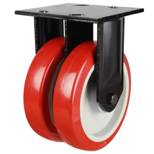 Extra Heavy Duty 150mm Polyurethane on Nylon Fixed Castor - 860kg Load