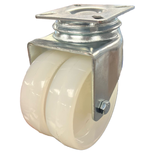 Light Duty 75mm Nylon Swivel Castor - 80kg Load