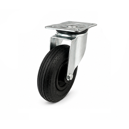 Medium Duty 200mm Pneumatic Swivel Castor - 75kg Load