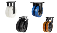 A collection of Twin Wheel Castors